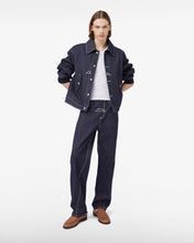 Carica l'immagine nel visualizzatore di Gallery, Collared Raw Denim Bomber