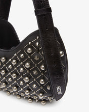 Load image into Gallery viewer, Comma Studded Small Hobo Bag