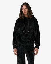 Carica l'immagine nel visualizzatore di Gallery, Gcds Band Logo Velvet Hoodie | Unisex Sweatshirts Black | GCDS®