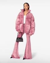 Carica l'immagine nel visualizzatore di Gallery, Gcds Logo Band Velvet Puffer Jacket