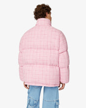 Carica l'immagine nel visualizzatore di Gallery, Tweed Puffer Jacket | Unisex Coats & Jackets Pink | GCDS®