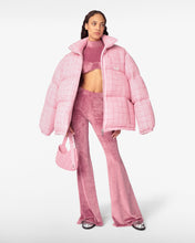 Carica l'immagine nel visualizzatore di Gallery, Tweed Puffer Jacket | Unisex Coats & Jackets Pink | GCDS®