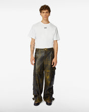 Carica l'immagine nel visualizzatore di Gallery, Rub-Off Leather Ultracargo | Men Trousers Black | GCDS®