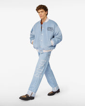 Carica l'immagine nel visualizzatore di Gallery, Gcds Relaxed Laser Denim Trousers | Men Trousers Light Blue | GCDS®