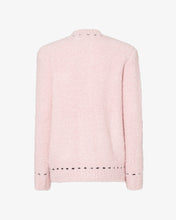 Load image into Gallery viewer, Bouclé Knit Jacket | Unisex Coats & Jackets Pink | GCDS®