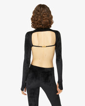 Carica l'immagine nel visualizzatore di Gallery, Velvet Top | Women Tops Black | GCDS®