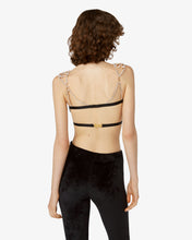 Carica l'immagine nel visualizzatore di Gallery, Gcds Bling Velvet Bra | Women Tops Black | GCDS®