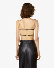 Carica l'immagine nel visualizzatore di Gallery, Gcds Bling Vynil Bra | Women Tops Black | GCDS®