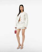 Carica l'immagine nel visualizzatore di Gallery, Tweed Leather Mini Skirt