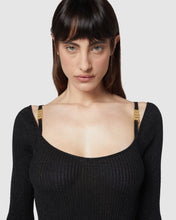 Carica l'immagine nel visualizzatore di Gallery, Lurex long dress: Women Dresses Black | GCDS