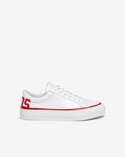 Carica l'immagine nel visualizzatore di Gallery, Leather Logo Sneakers : Men Shoes Red | GCDS