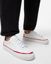 Carica l'immagine nel visualizzatore di Gallery, Leather Logo Sneakers : Men Shoes Red | GCDS