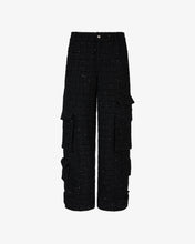 Carica l'immagine nel visualizzatore di Gallery, Ultracargo Tweed Trousers | Unisex Trousers Black | GCDS®