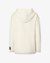 Carica l'immagine nel visualizzatore di Gallery, Hoodie Knit Jacket | Men Coats & Jackets Off White | GCDS®