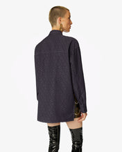 Carica l'immagine nel visualizzatore di Gallery, Gcds Bling Monogram Overshirt | Women Coats & Jackets Black | GCDS®