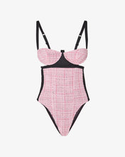 Carica l'immagine nel visualizzatore di Gallery, Tweed Body | Women Bodysuits Pink | GCDS®