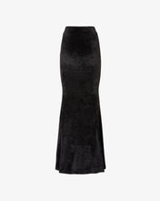 Carica l'immagine nel visualizzatore di Gallery, Velvet Long Skirt | Women Mini & Long Skirts Black | GCDS®