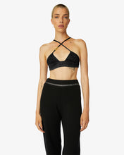 Carica l'immagine nel visualizzatore di Gallery, Lurex Clip Top | Women Tops Black | GCDS®