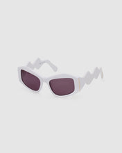 Carica l'immagine nel visualizzatore di Gallery, GD0023 Geometric sunglasses : Unisex Sunglasses White | GCDS