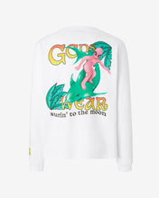 Carica l'immagine nel visualizzatore di Gallery, Surfing Wirdo Printed Long Sleeves T-Shirt : Men T-shirts White | GCDS Spring/Summer 2023