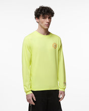 Carica l'immagine nel visualizzatore di Gallery, Surfing Wirdo Printed Long Sleeves T-Shirt : Men T-shirts Lime | GCDS Spring/Summer 2023