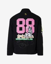 Carica l'immagine nel visualizzatore di Gallery, Gcds Hentai Canvas Coach Jacket : Men Outerwear Black | GCDS Spring/Summer 2023