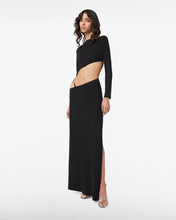 Carica l&#39;immagine nel visualizzatore di Gallery, Asymmetrical Knit Long Dress
