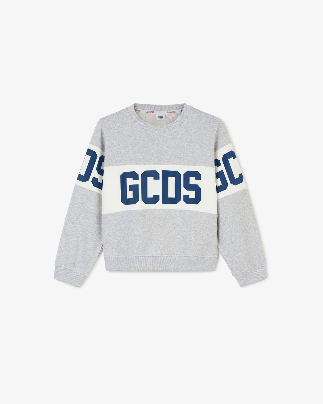 Junior Gcds Logo Band Crewneck | Unisex Hoodie Grey | GCDS®
