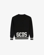 Load image into Gallery viewer, Junior Gcds Low Band Sweater | Unisex Knitwear Black | GCDS®
