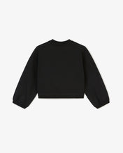 Load image into Gallery viewer, Junior Logo Crewneck | Girl Hoodie Black | GCDS®
