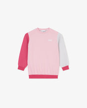 Load image into Gallery viewer, Junior Gcds Low Band Crewneck | Girl Hoodie Lilac/Fuchsia | GCDS®
