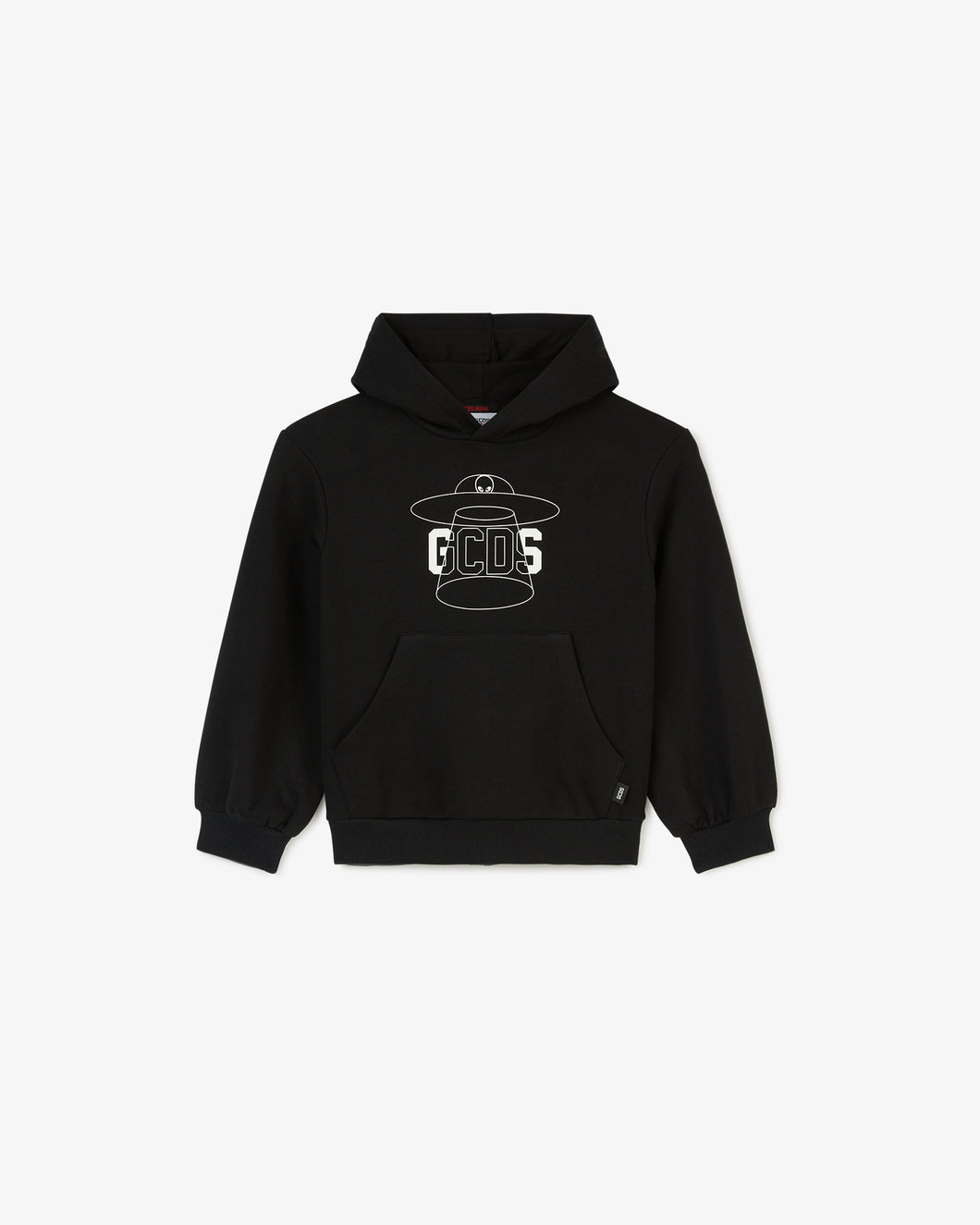 Junior Gcds Wirdo Hoodie | Unisex Hoodie Black | GCDS®