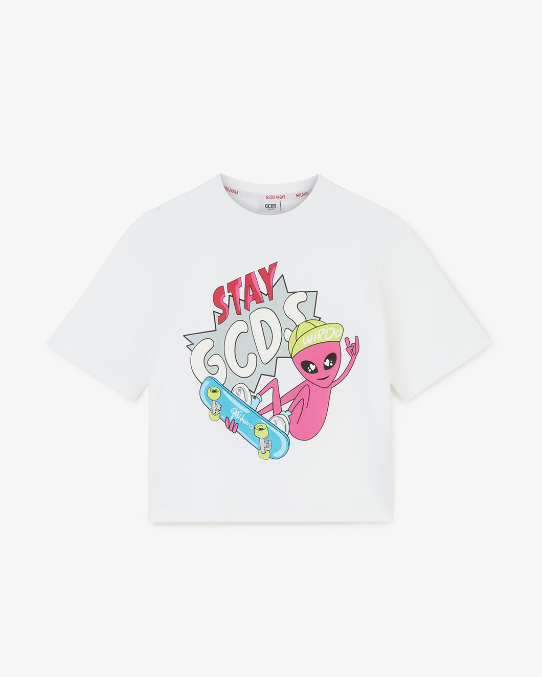 Junior Gcds Wirdo T-Shirt | Boy T-Shirts White | GCDS®