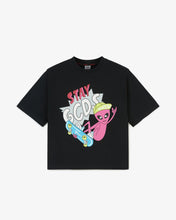 Load image into Gallery viewer, Junior Gcds Wirdo T-Shirt | Boy T-Shirts Black | GCDS®
