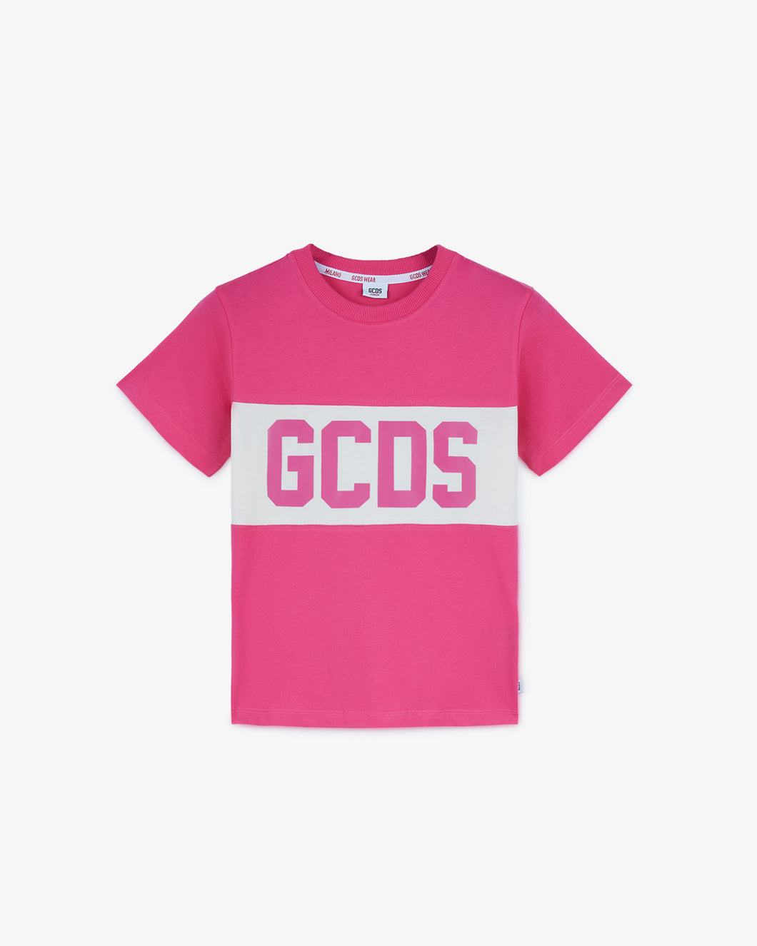 Junior Gcds Logo Band T-Shirt | Girl T-Shirts  Fuchsia | GCDS®