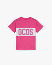 Load image into Gallery viewer, Junior Gcds Logo Band T-Shirt | Girl T-Shirts  Fuchsia | GCDS®
