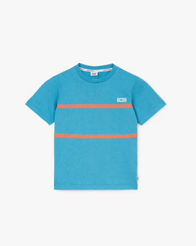 Junior Gcds Low Band Logo T-Shirt | Unisex T-Shirts Blue | GCDS®