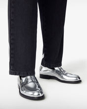 Load image into Gallery viewer, Wirdo Mirror Loafers | Unisex Loafers Silver | GCDS®
