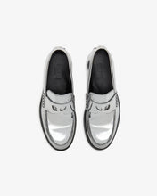 Load image into Gallery viewer, Wirdo Mirror Loafers | Unisex Loafers Silver | GCDS®
