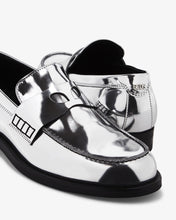 Load image into Gallery viewer, Wirdo Mirror Loafers | Unisex Loafers Silver | GCDS®

