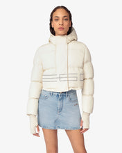 Load image into Gallery viewer, Gcds Logo Bomber | Women Coats &amp; Jackets Off White | GCDS®
