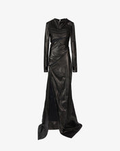 Carica l&#39;immagine nel visualizzatore di Gallery, Leather Long Dress | Women Mini &amp; Long Dresses Black | GCDS®

