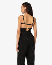 Load image into Gallery viewer, Tweed Body | Women Bodysuits Black | GCDS®
