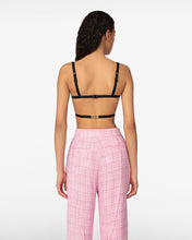 Carica l&#39;immagine nel visualizzatore di Gallery, Tweed Bra | Women Tops Pink | GCDS®
