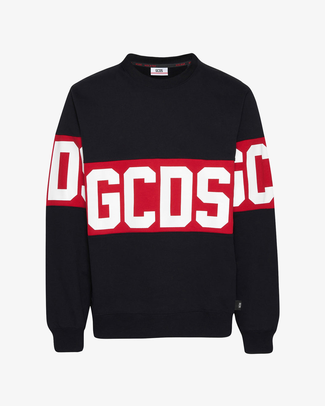 Logo band crewneck