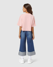 Load image into Gallery viewer, Gcds heart denim trousers: Girl Trousers Light Blue | GCDS
