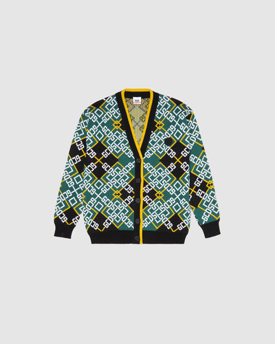 Gcds tartan cardigan: Unisex     Knitwear Multicolor | GCDS