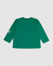 Load image into Gallery viewer, Baby Gcds monster long sleeves t-shirt: Boy T-shirts Green | GCDS
