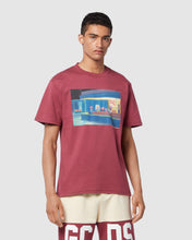 Load image into Gallery viewer, &quot;Nightmares” printed regular t-shirt: Men T-shirts Bordeaux | GCDS
