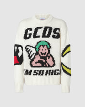 Load image into Gallery viewer, Plush sweater: Men Knitwear Off White | GCDS
